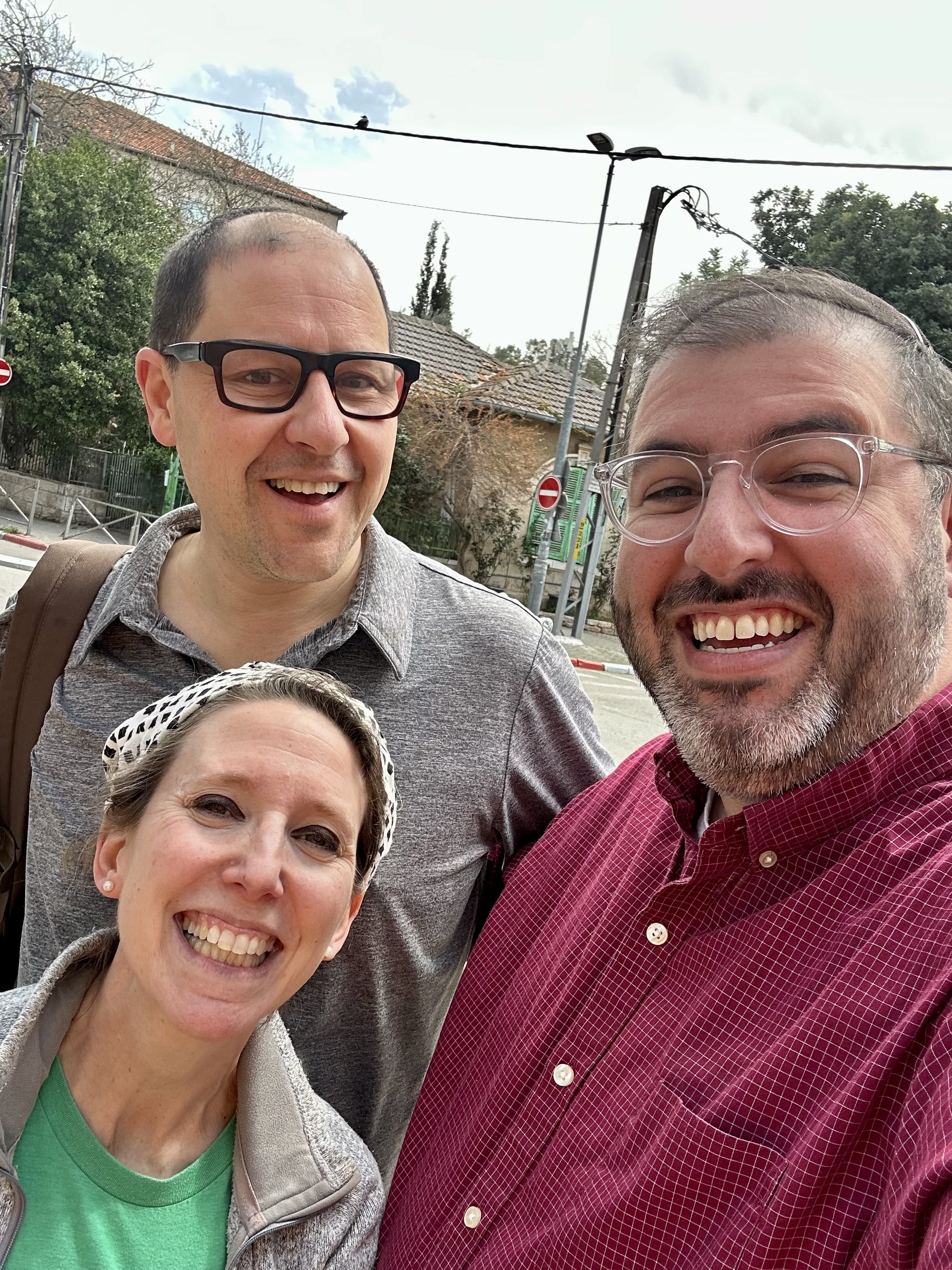 Lunch out with Ezra in the German Colony