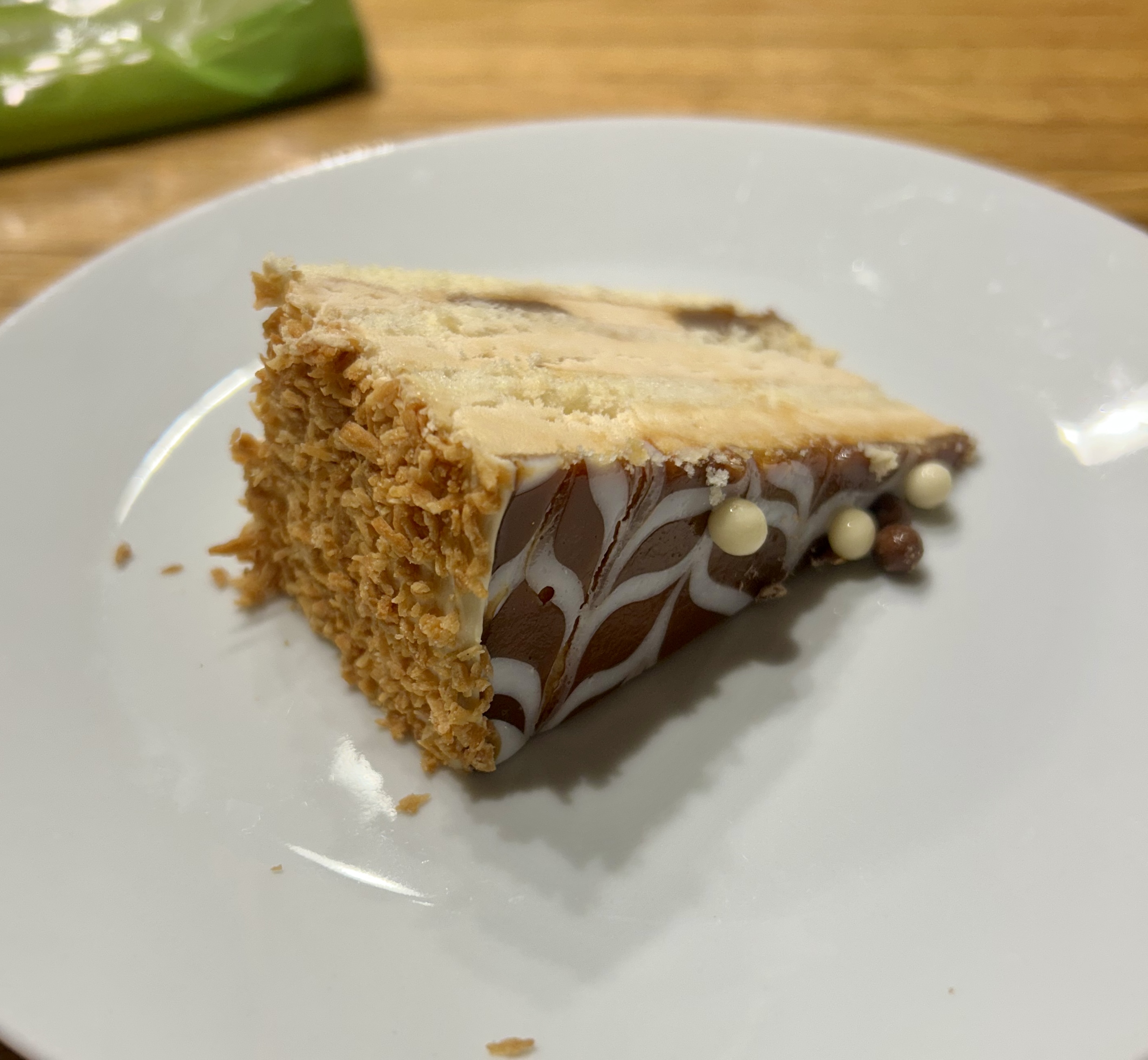 Happy 14th birthday, Eli! (Dulce de leche cake from Marzipan)