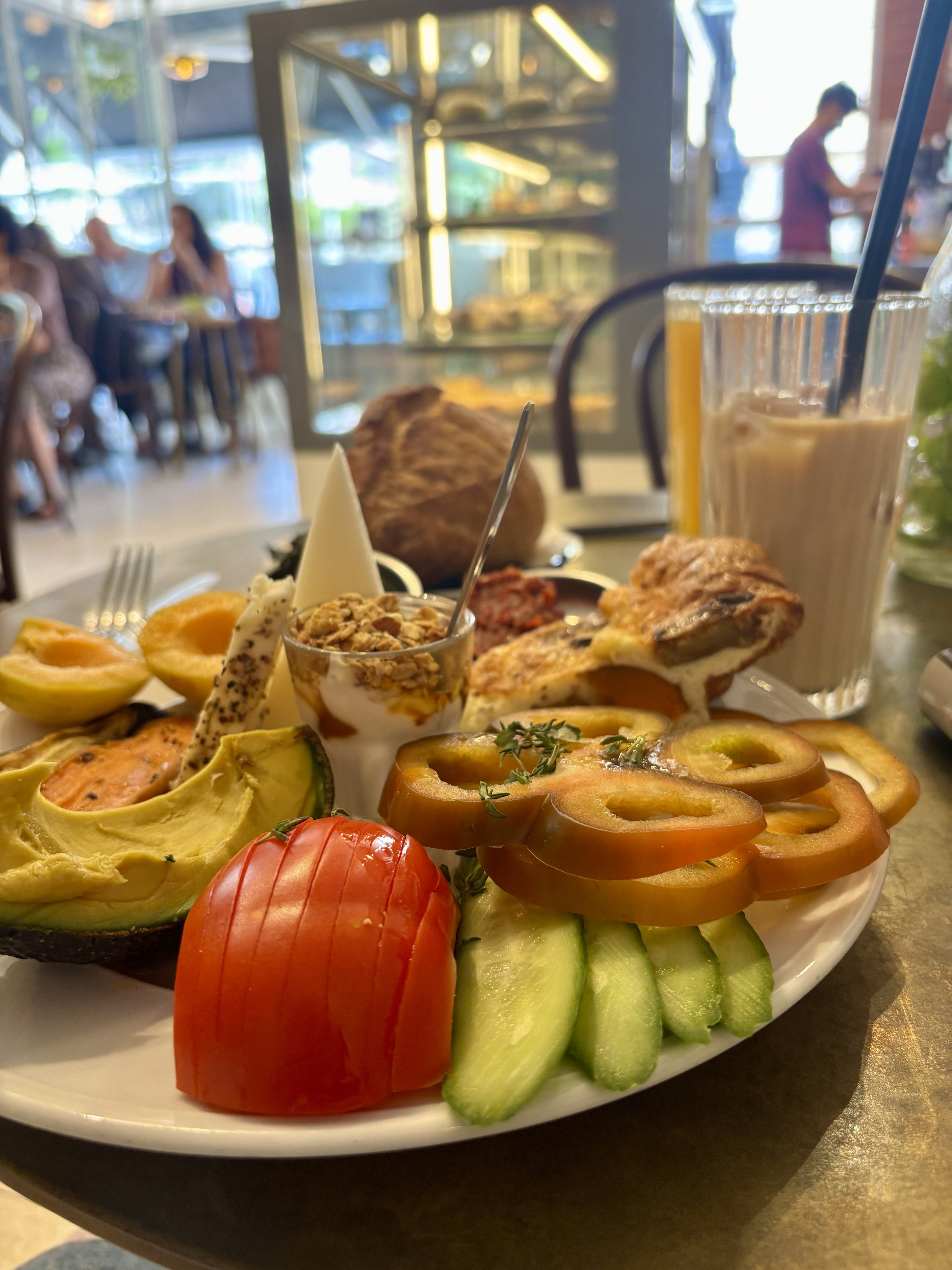 A delicious Friday lunch in a relaxing spot at Cafe Nadi on Emek Refaim