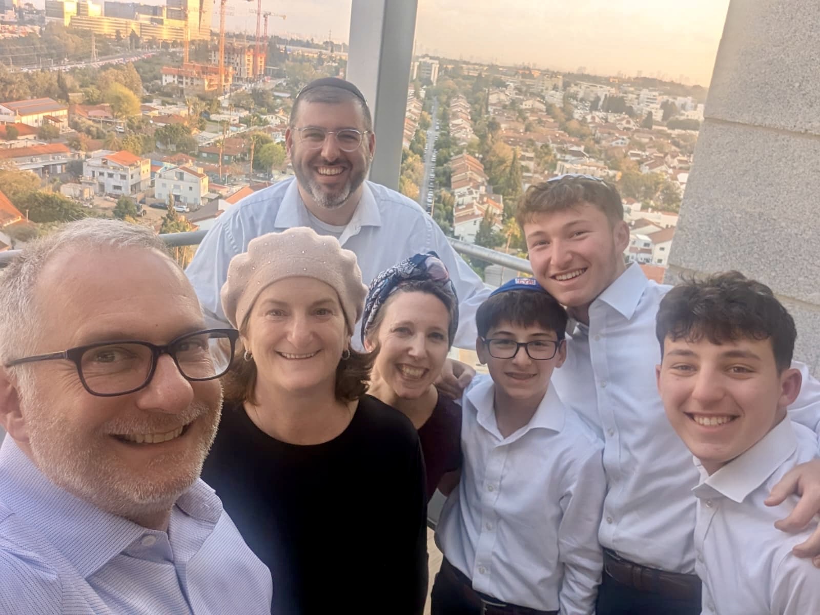 Visiting the Sanders in Ra’anana for Shabbat