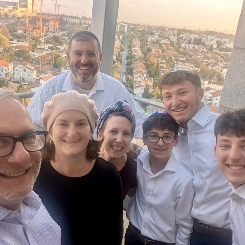 Visiting the Sanders in Ra’anana for Shabbat