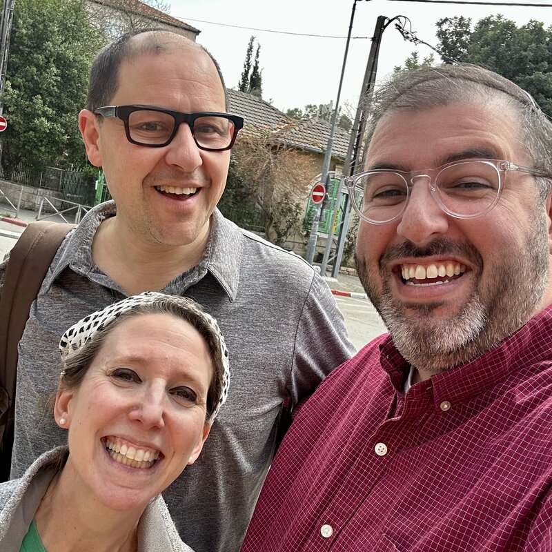 Lunch out with Ezra in the German Colony